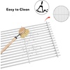 Uniflasy Cooking Grates Heat Plates Shield Replacement Parts for Homedepot Nexgrill 720-0896B 720-0896 720-0896E 720-0896C 720-0896CP 720-0898 720-0898A