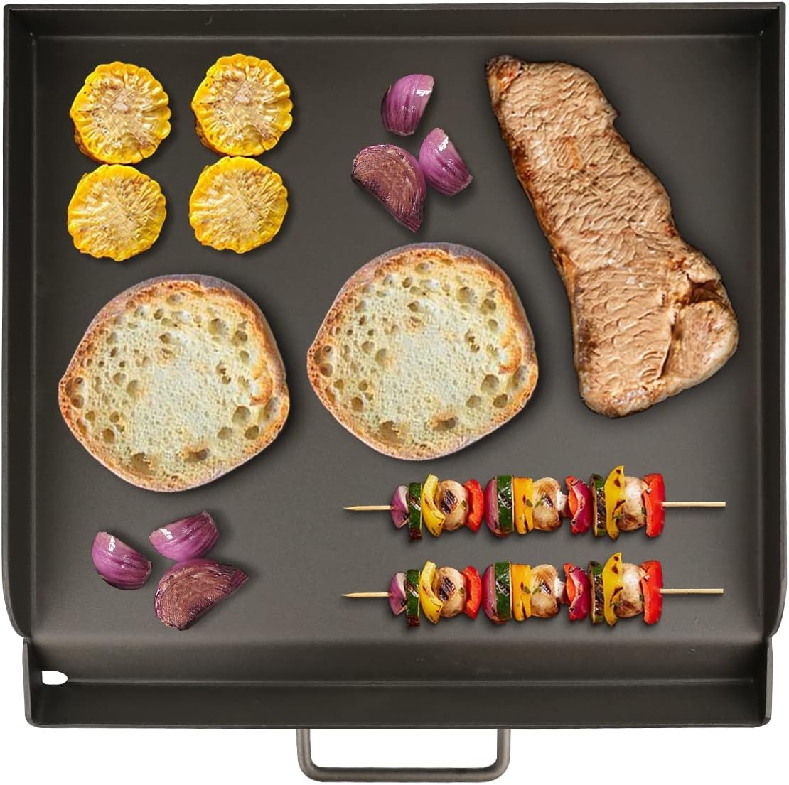image:imagePreseasoned Cast Iron Griddle for Gas Grill Flat Top Griddle 25 x 16 Inch16 x 14 x 25