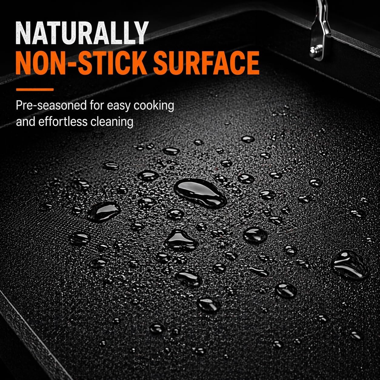 image:imagePreseasoned Cast Iron Griddle for Gas Grill Flat Top Griddle 25 x 16 Inch25 x 16 x 3