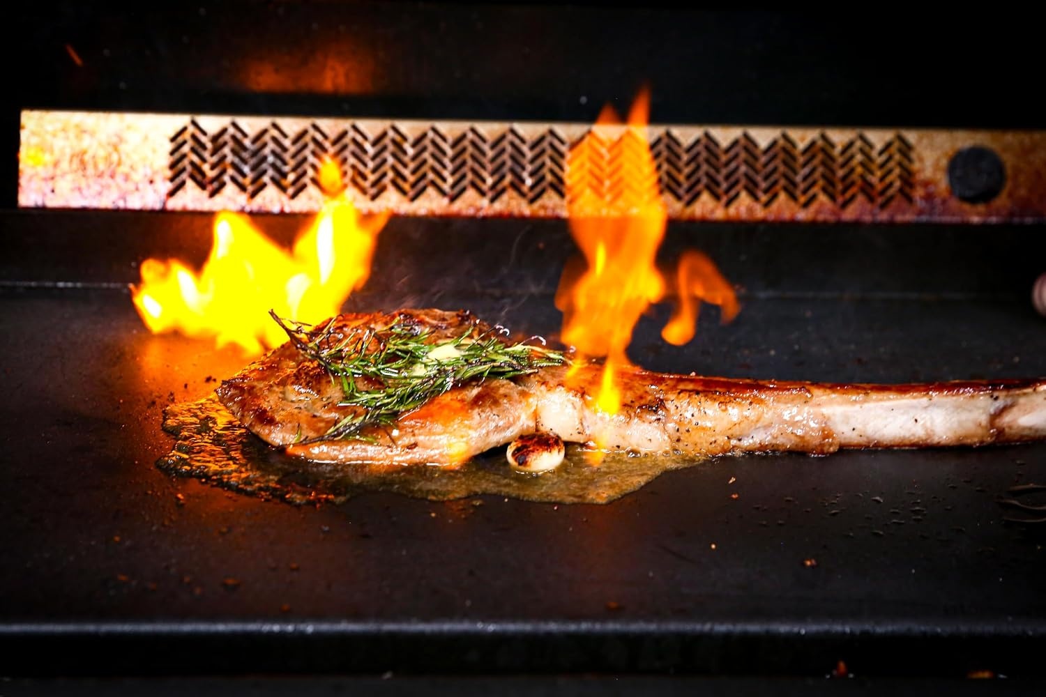 image:imagePreseasoned Cast Iron Griddle for Gas Grill Flat Top Griddle 25 x 16 Inch25 x 16 x 35