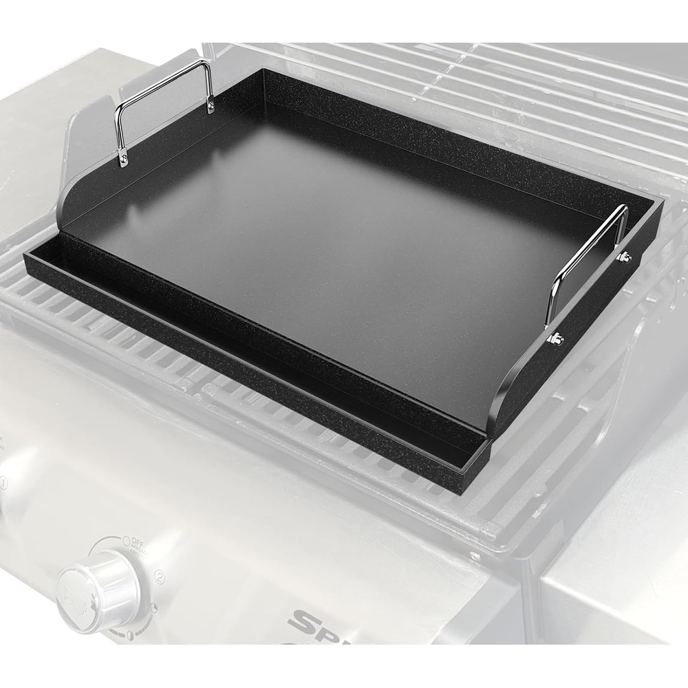 image:imagePreseasoned Cast Iron Griddle for Gas Grill Flat Top Griddle 25 x 16 Inch17 x 13 x 26