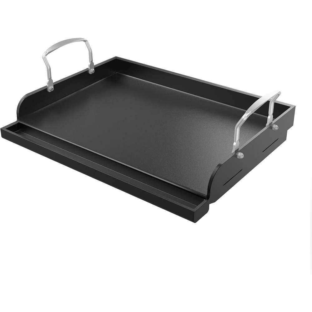 image:imagePreseasoned Cast Iron Griddle for Gas Grill Flat Top Griddle 25 x 16 Inch17 x 13 x 5