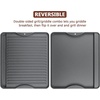 Pre-seasoned Cast Iron Griddle for Gas Grill Flat Top Griddle 25 x 16 Inch(16″ x 14″ x 1.5″)