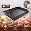 Pre-seasoned Cast Iron Griddle for Gas Grill Flat Top Griddle 25 x 16 Inch(17″ x 13″ x 2.6″)