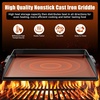 Pre-seasoned Cast Iron Griddle for Gas Grill Flat Top Griddle 25 x 16 Inch(23″ x 16″ x 2.6″)