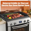 Pre-seasoned Cast Iron Griddle for Gas Grill Flat Top Griddle 25 x 16 Inch(23″ x 16″ x 2.6″)