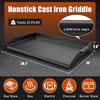Pre-seasoned Cast Iron Griddle for Gas Grill Flat Top Griddle 25 x 16 Inch(23″ x 16″ x 2.6″)