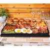 Pre-seasoned Cast Iron Griddle for Gas Grill Flat Top Griddle 25 x 16 Inch(25″ x 16″ x 3.5″)