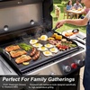 Pre-seasoned Cast Iron Griddle for Gas Grill Flat Top Griddle 25 x 16 Inch(25.2″ x 16.2″ x 2.6″)