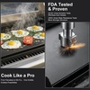 Pre-seasoned Cast Iron Griddle for Gas Grill Flat Top Griddle 25 x 16 Inch(2.6″ x 16.1″ x 25.2″)