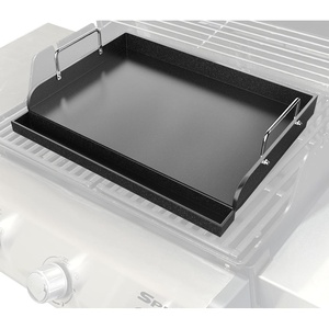 Pre-seasoned Cast Iron Griddle for Gas Grill Flat Top Griddle 25 x 16 Inch(17″ x 13″ x 2.6″)