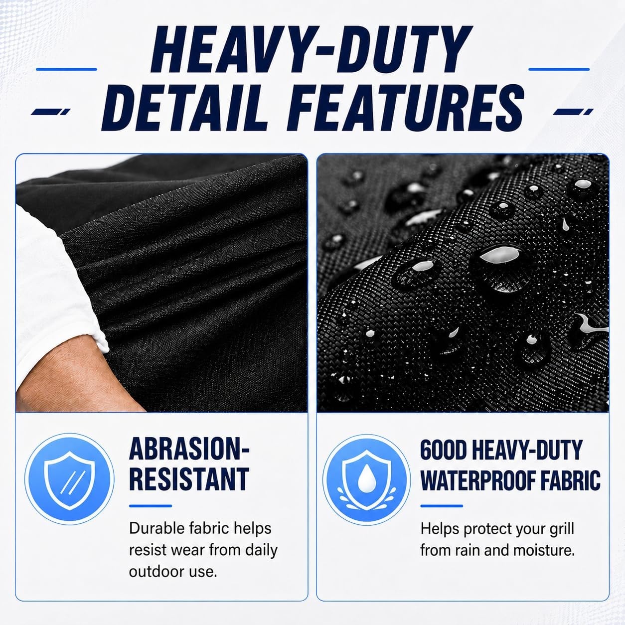 image:imageGrill Cover for Pit Boss Navigator 850 1300 1250 Pellet Smoker Cover Waterproof 600D Outdoor Grill Covers48 L X 42 H X 178 D