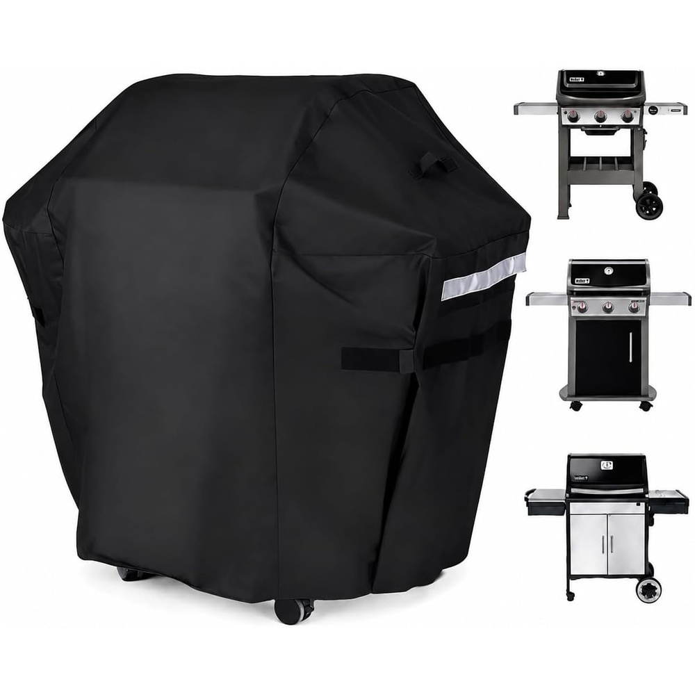 image:imageGrill Cover for Pit Boss Navigator 850 1300 1250 Pellet Smoker Cover Waterproof 600D Outdoor Grill Covers53 L X 27 D X 42 H
