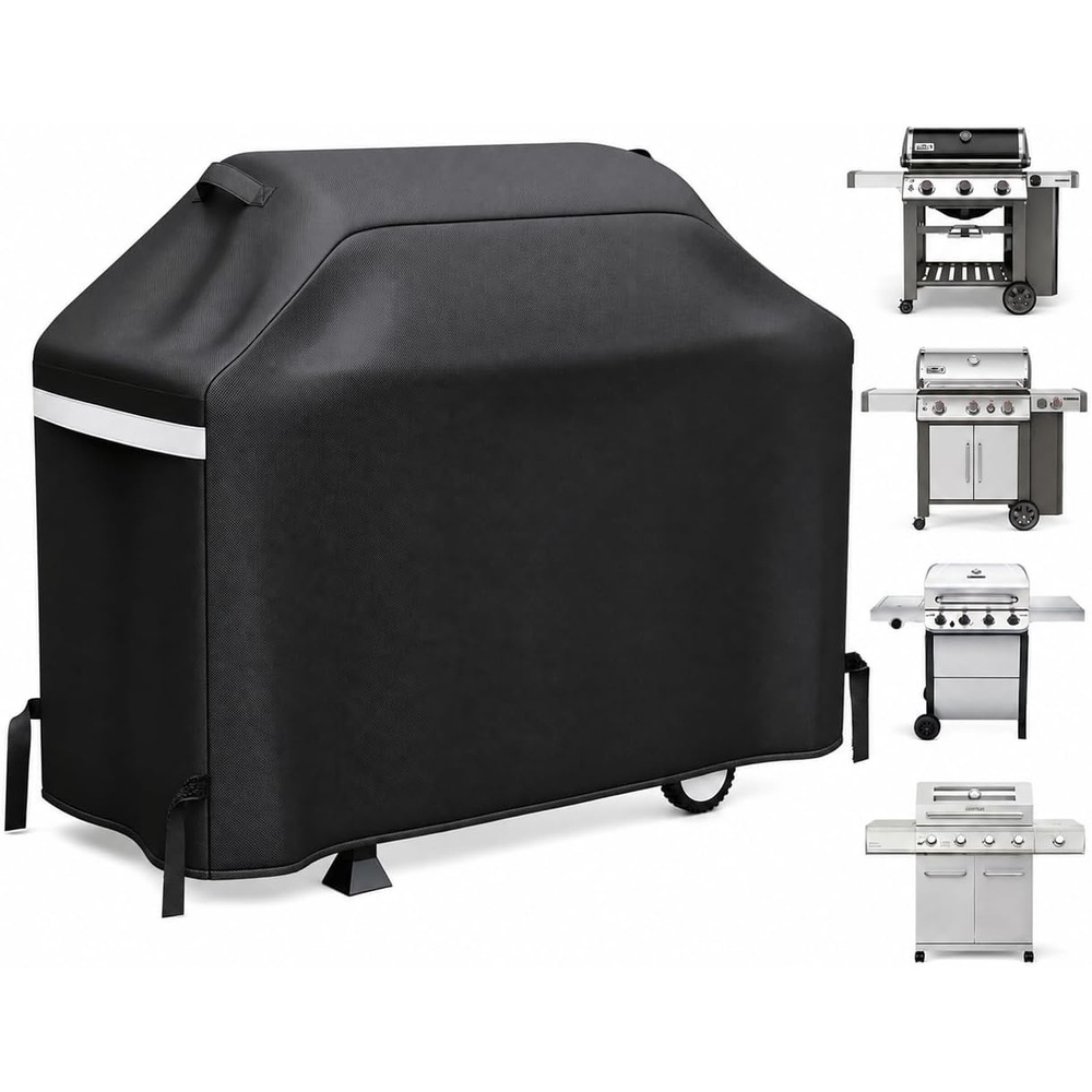 image:imageGrill Cover for Pit Boss Navigator 850 1300 1250 Pellet Smoker Cover Waterproof 600D Outdoor Grill Covers60 L x 20 W x 44 H Gas Grill Cover