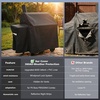 Grill Cover for Pit Boss Navigator 850 1300 1250 Pellet Smoker Cover Waterproof 600D Outdoor Grill Covers(43.7″L x 30.71″W x 42.13″H)