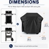 Grill Cover for Pit Boss Navigator 850 1300 1250 Pellet Smoker Cover Waterproof 600D Outdoor Grill Covers(48″ (L) X 42″ (H) X 17.8″ (D))