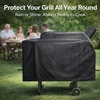 Grill Cover for Pit Boss Navigator 850 1300 1250 Pellet Smoker Cover Waterproof 600D Outdoor Grill Covers(53.5×19.7×25 inches)