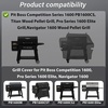 Grill Cover for Pit Boss Navigator 850 1300 1250 Pellet Smoker Cover Waterproof 600D Outdoor Grill Covers(64″L x 28″W x44″H)