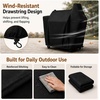 Grill Cover for Pit Boss Navigator 850 1300 1250 Pellet Smoker Cover Waterproof 600D Outdoor Grill Covers(65.2″ W x 25.2″ D x 38.2″ H)
