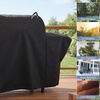 Grill Cover for Pit Boss Navigator 850 1300 1250 Pellet Smoker Cover Waterproof 600D Outdoor Grill Covers(67″ W x 23″ D x 48.5″ H)