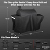 Grill Cover for Pit Boss Navigator 850 1300 1250 Pellet Smoker Cover Waterproof 600D Outdoor Grill Covers(67″ W x 23″ D x 48.5″ H)