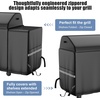 Grill Cover for Pit Boss Navigator 850 1300 1250 Pellet Smoker Cover Waterproof 600D Outdoor Grill Covers(67″L x 27″W x 46″H)