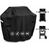 Grill Cover for Pit Boss Navigator 850 1300 1250 Pellet Smoker Cover Waterproof 600D Outdoor Grill Covers(48″ (L) X 42″ (H) X 17.8″ (D))