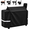 Grill Cover for Pit Boss Navigator 850 1300 1250 Pellet Smoker Cover Waterproof 600D Outdoor Grill Covers(53″W x 27″D x 49″H)