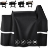 Grill Cover for Pit Boss Navigator 850 1300 1250 Pellet Smoker Cover Waterproof 600D Outdoor Grill Covers(56” L x 27” D x 50” H)