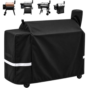Grill Cover for Pit Boss Navigator 850 1300 1250 Pellet Smoker Cover Waterproof 600D Outdoor Grill Covers(53″W x 27″D x 49″H)