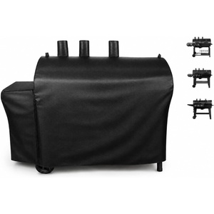 Grill Cover for Pit Boss Navigator 850 1300 1250 Pellet Smoker Cover Waterproof 600D Outdoor Grill Covers(65″L x 29″W x 48″H)