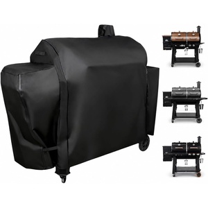 Grill Cover for Pit Boss Navigator 850 1300 1250 Pellet Smoker Cover Waterproof 600D Outdoor Grill Covers(68″W x 24″D x 47″H)